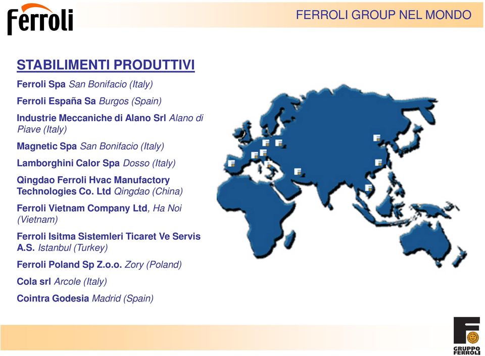 Ferroli Hvac Manufactory Technologies Co.