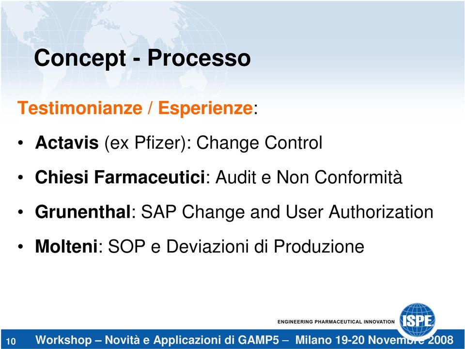 SAP Change and User Authorization Molteni: SOP e Deviazioni di