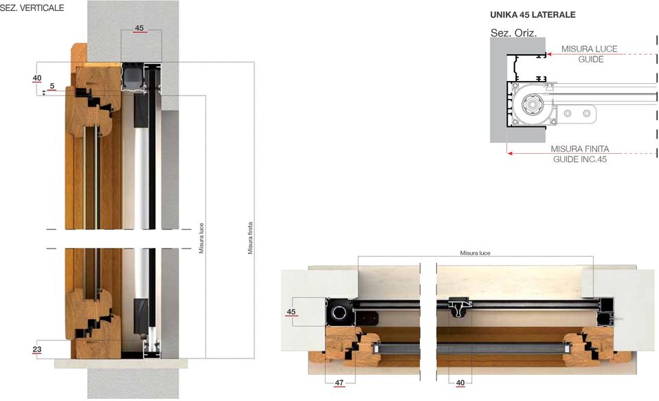 MISURA LUCE GUIDE 40 5 MISURA FINITA