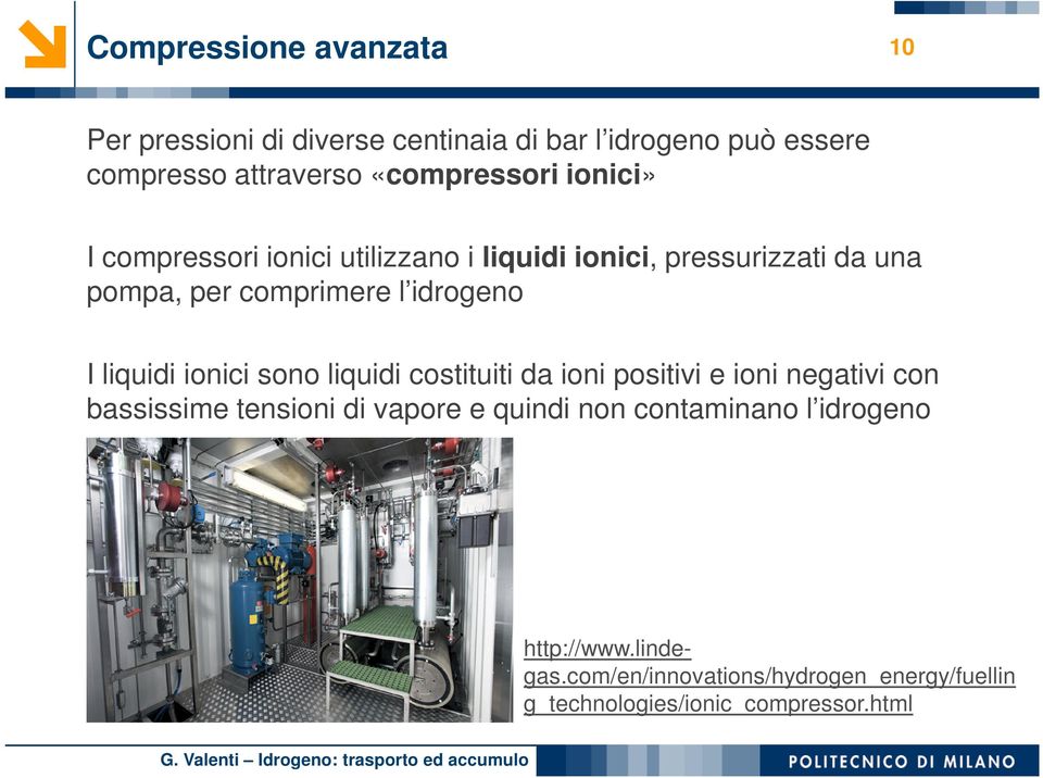 idrogeno I liquidi ionici sono liquidi costituiti da ioni positivi e ioni negativi con bassissime tensioni di vapore e