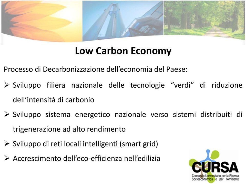 energetico nazionale verso sistemi distribuiti di trigenerazione ad alto rendimento