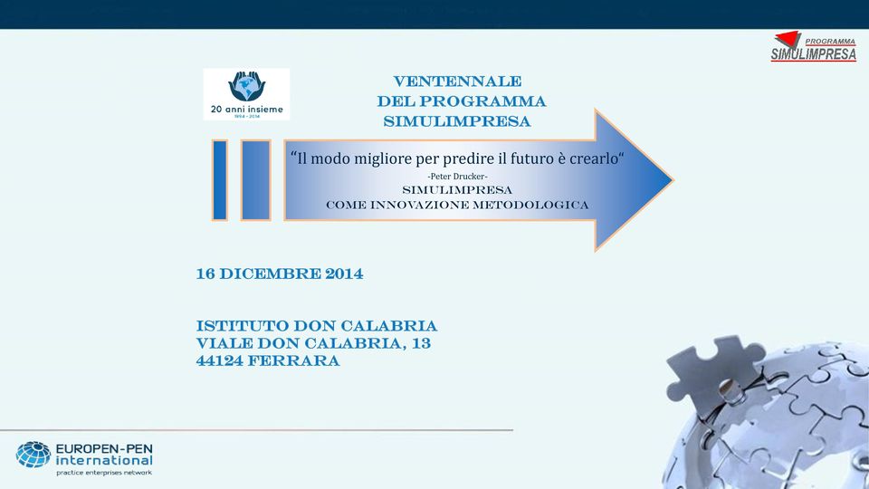 Simulimpresa come innovazione metodologica 16 Dicembre