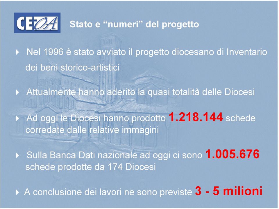 hanno prodotto 1.218.