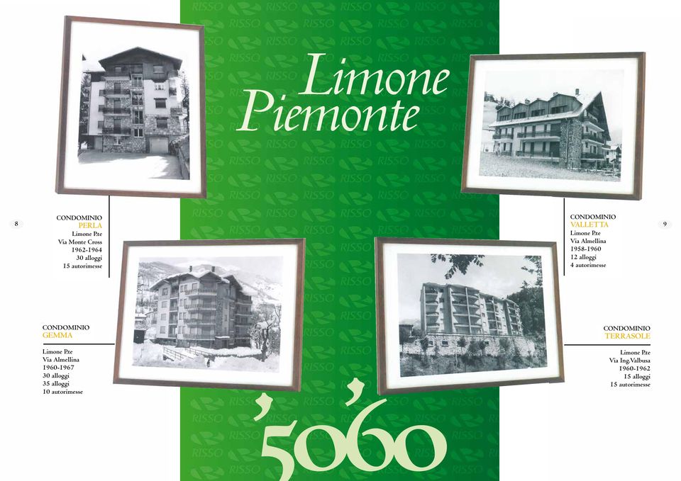 te Via Almellina 1958-1960 12 alloggi 4 autorimesse 9 GEMMA Limone P.