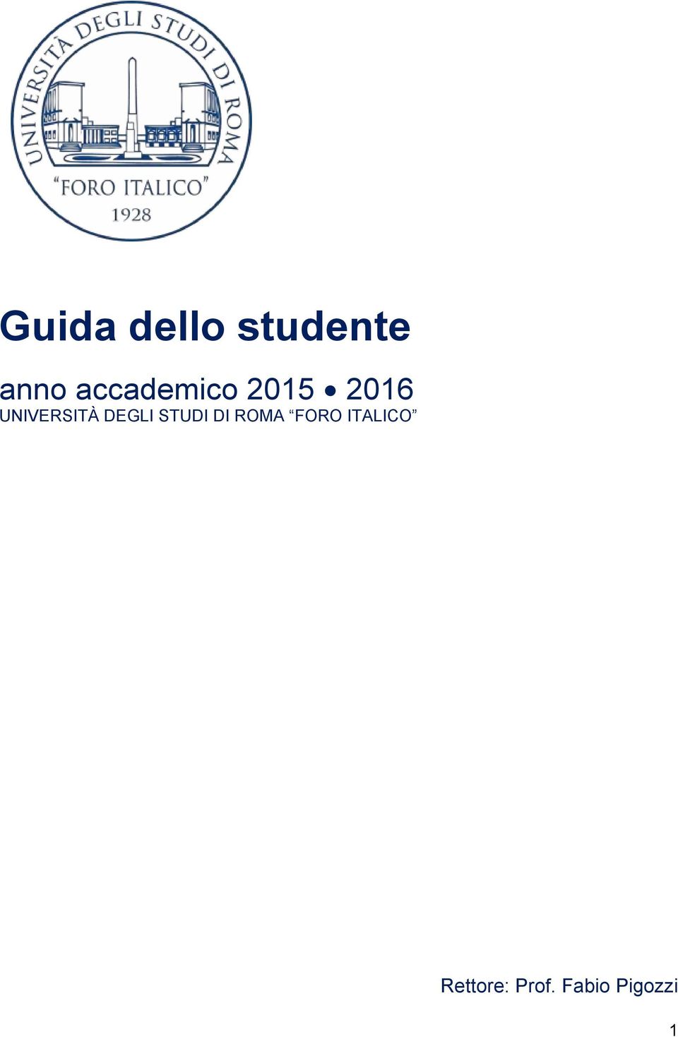 UNIVERSITÀ DEGLI STUDI DI ROMA