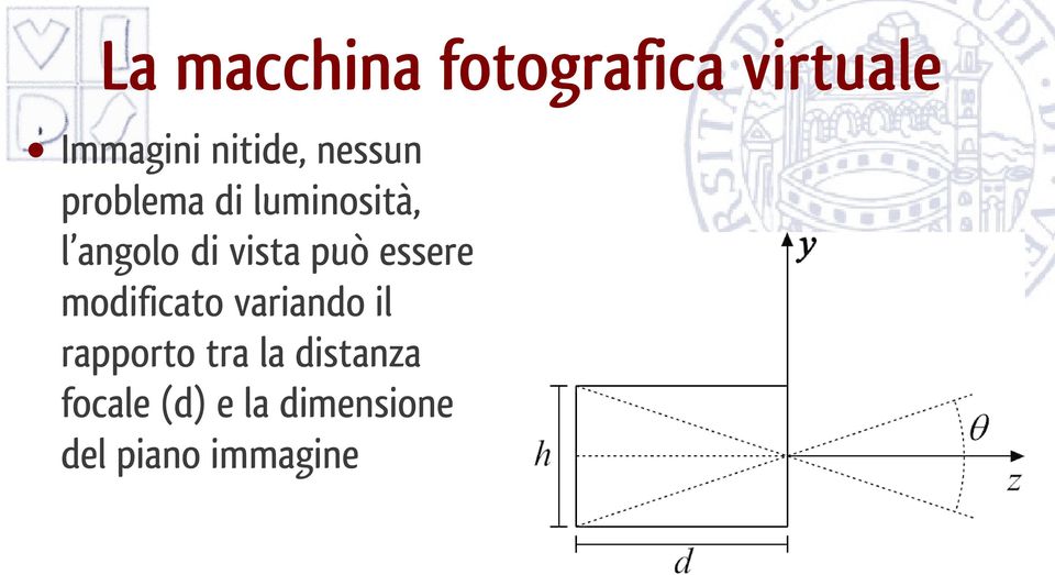 può essere modificato variando il rapporto tra la