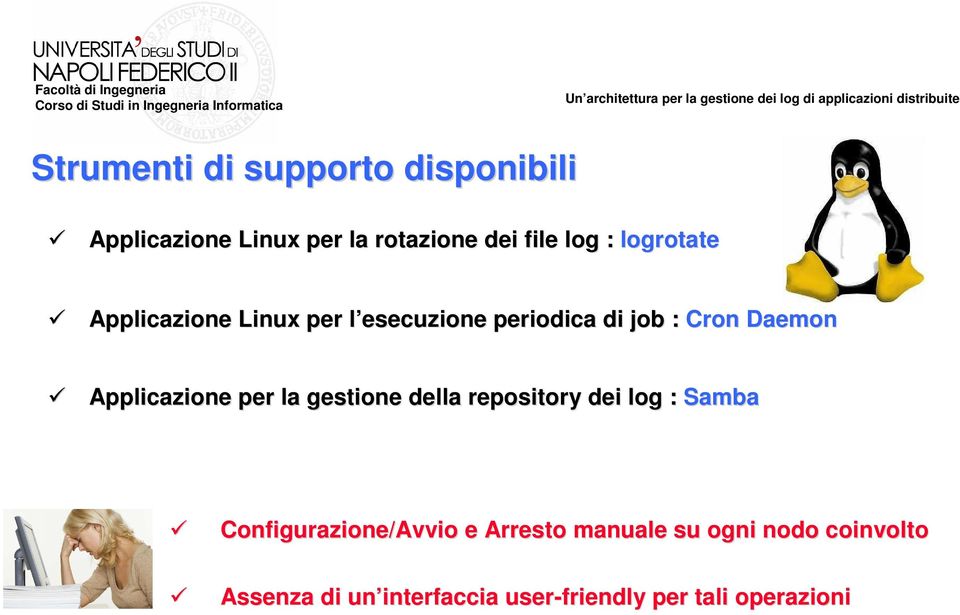 Applicazione per la gestione della repository dei log : Samba Configurazione/Avvio e