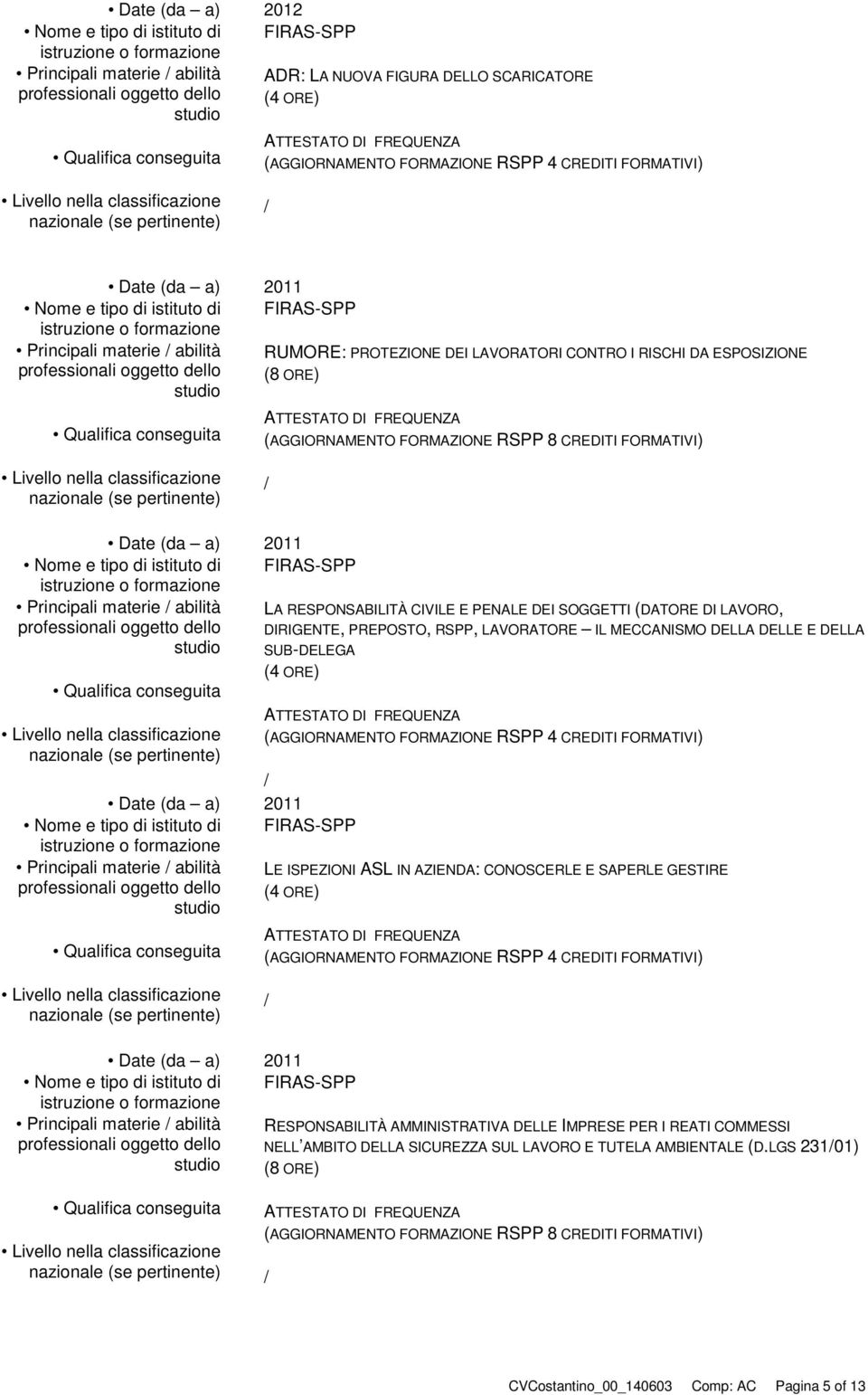 DIRIGENTE, PREPOSTO, RSPP, LAVORATORE IL MECCANISMO DELLA DELLE E DELLA SUB-DELEGA LE ISPEZIONI ASL IN AZIENDA: CONOSCERLE E SAPERLE GESTIRE RESPONSABILITÀ AMMINISTRATIVA DELLE IMPRESE PER