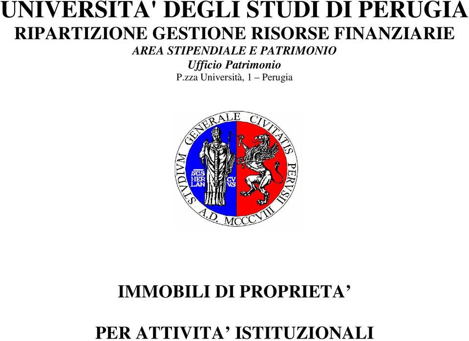 AREA STIPENDIALE E PATRIMONIO P.