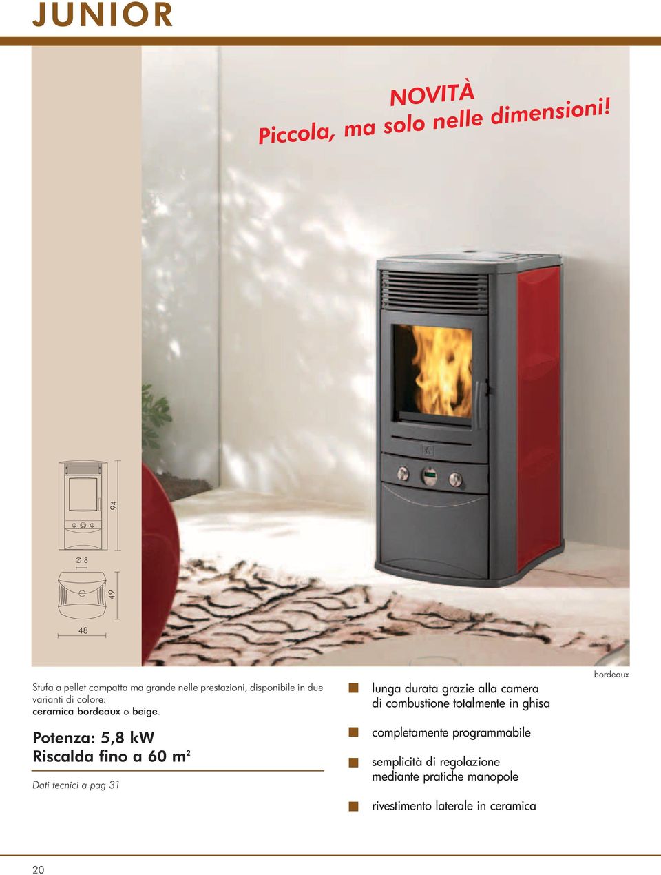 ceramica bordeaux o beige.