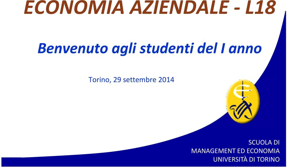 anno Torino, 29 settembre 2014