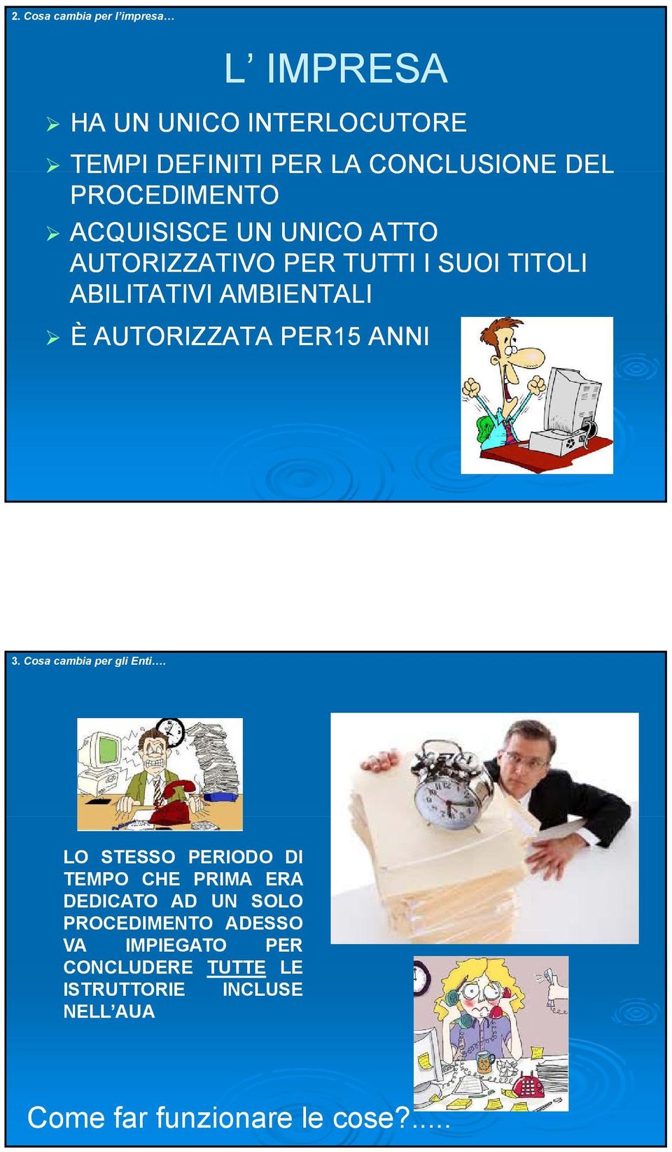 AUTORIZZATA PER15 ANNI 3. Cosa cambia per gli Enti.