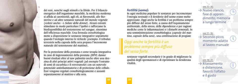 anche: Salute della donna). Alcuni estratti stimolano in modo particolare l ipofisi e rafforzano la biodisponi bilità del testosterone nel sangue, sinonimo dell efficienza maschile.