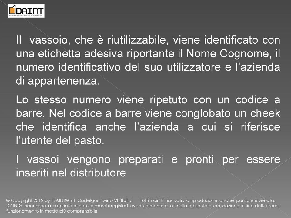 Lo stesso numero viene ripetuto con un codice a barre.