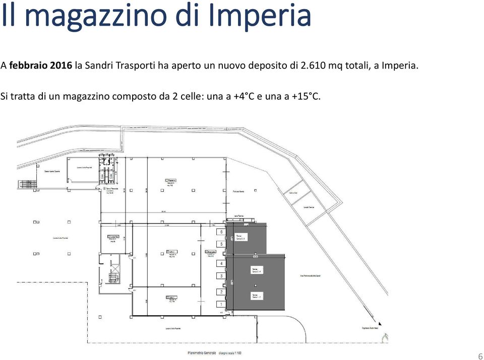 2.610 mq totali, a Imperia.