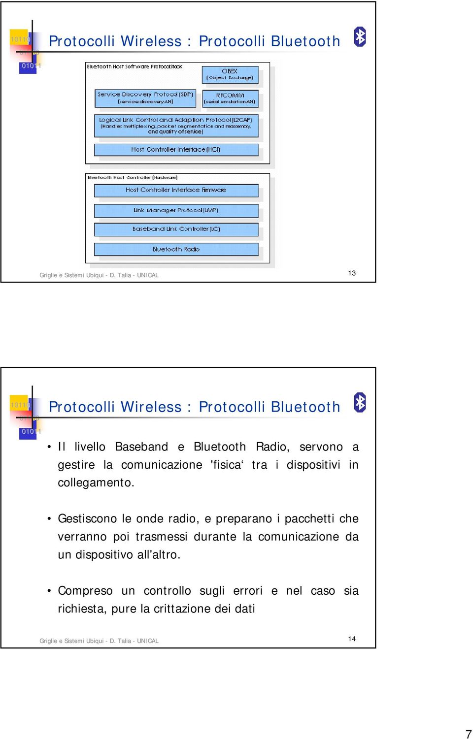 comunicazione 'fisica tra i dispositivi in collegamento.