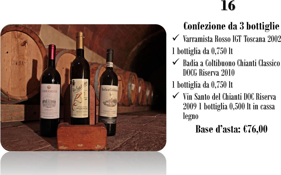Riserva 2010 1 bottiglia da 0,750 lt Vin Santo del Chianti DOC