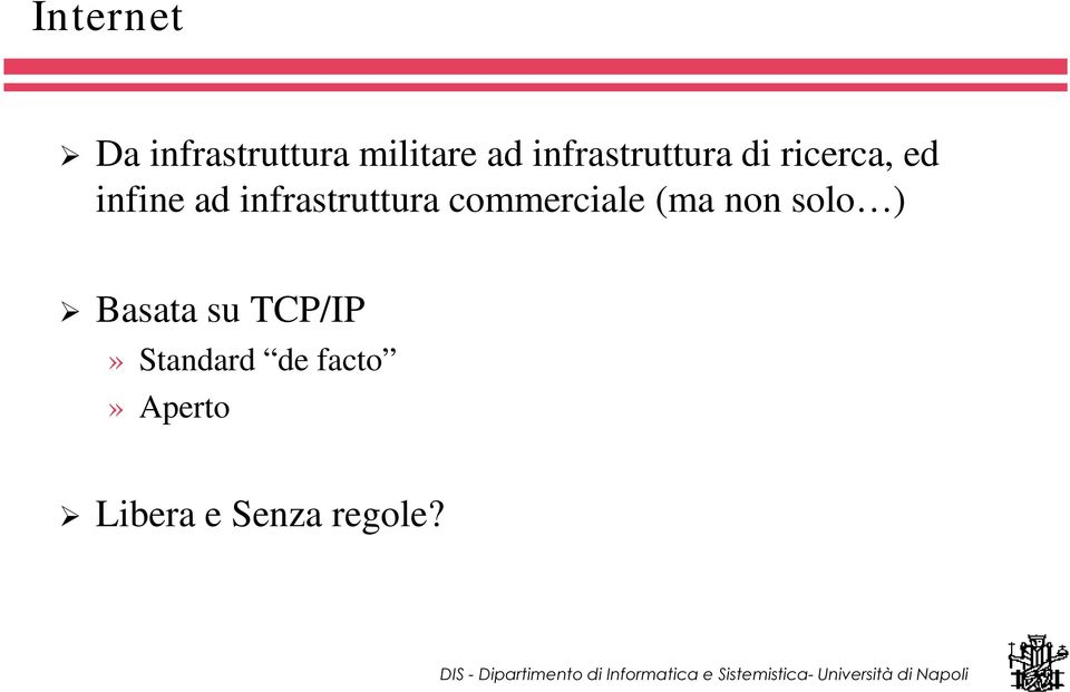 infrastruttura commerciale (ma non solo ) ¾