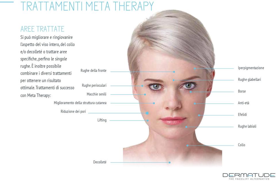È inoltre possibile combinare i diversi trattamenti per ottenere un risultato ottimale.