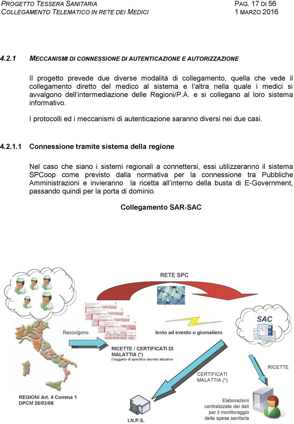 nella quale i medici si avvalgono dell intermediazione delle Regioni/P.A. e si collegano al loro sistema informativo. I protocolli ed i meccanismi di autenticazione saranno diversi nei due casi.