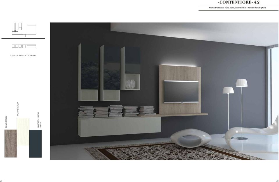 laccato lucido ghisa 320 x 190 x 41.