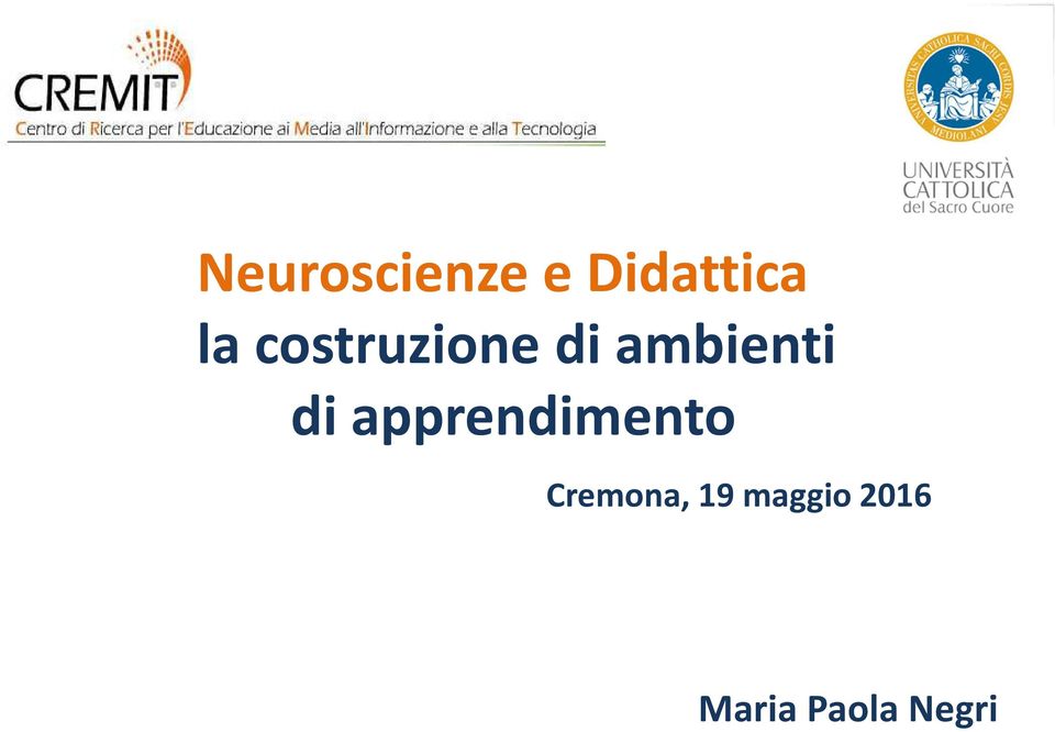 apprendimento Cremona, 19