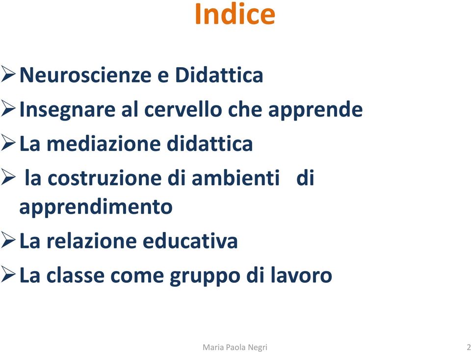 costruzione di ambienti di apprendimento La