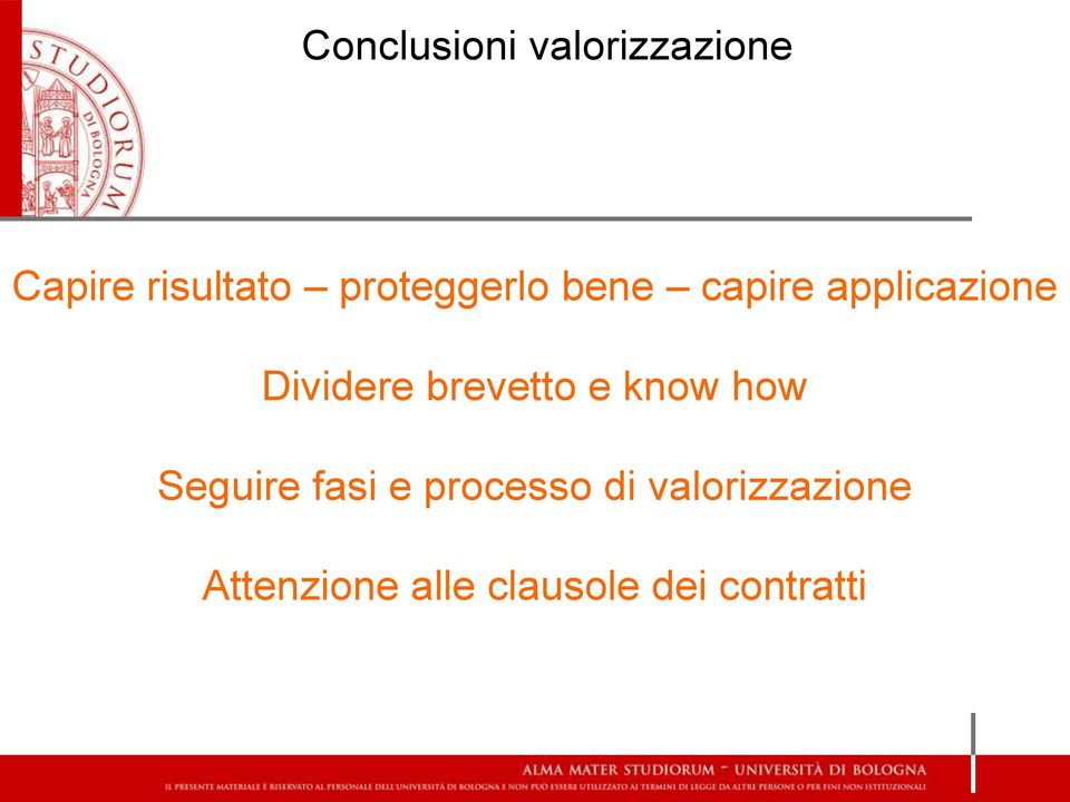 brevetto e know how Seguire fasi e processo di