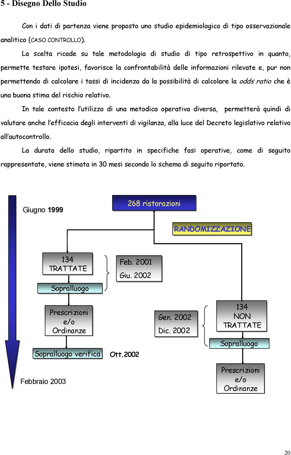 i tassi di incidenza da la possibilità di calcolare la odds ratio che è una buona stima del rischio relativo.