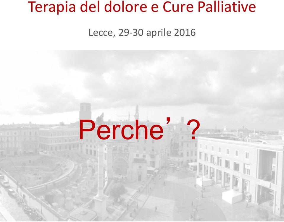 Palliative Lecce,