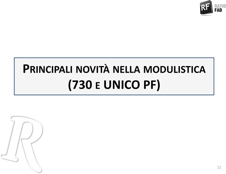 MODULISTICA