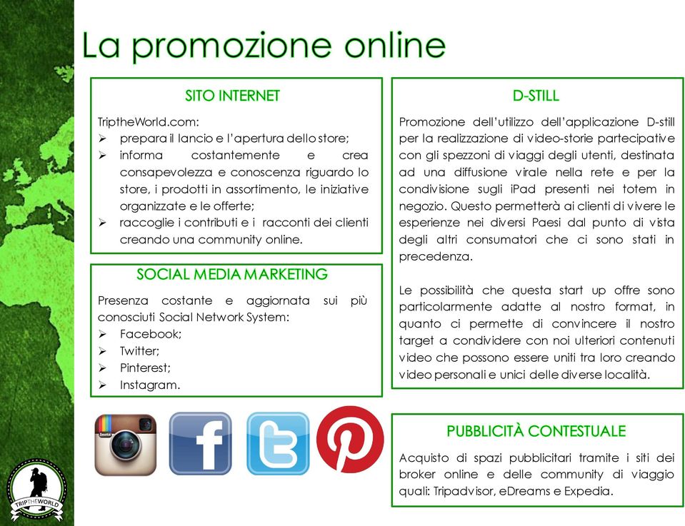 raccoglie i contributi e i racconti dei clienti creando una community online.