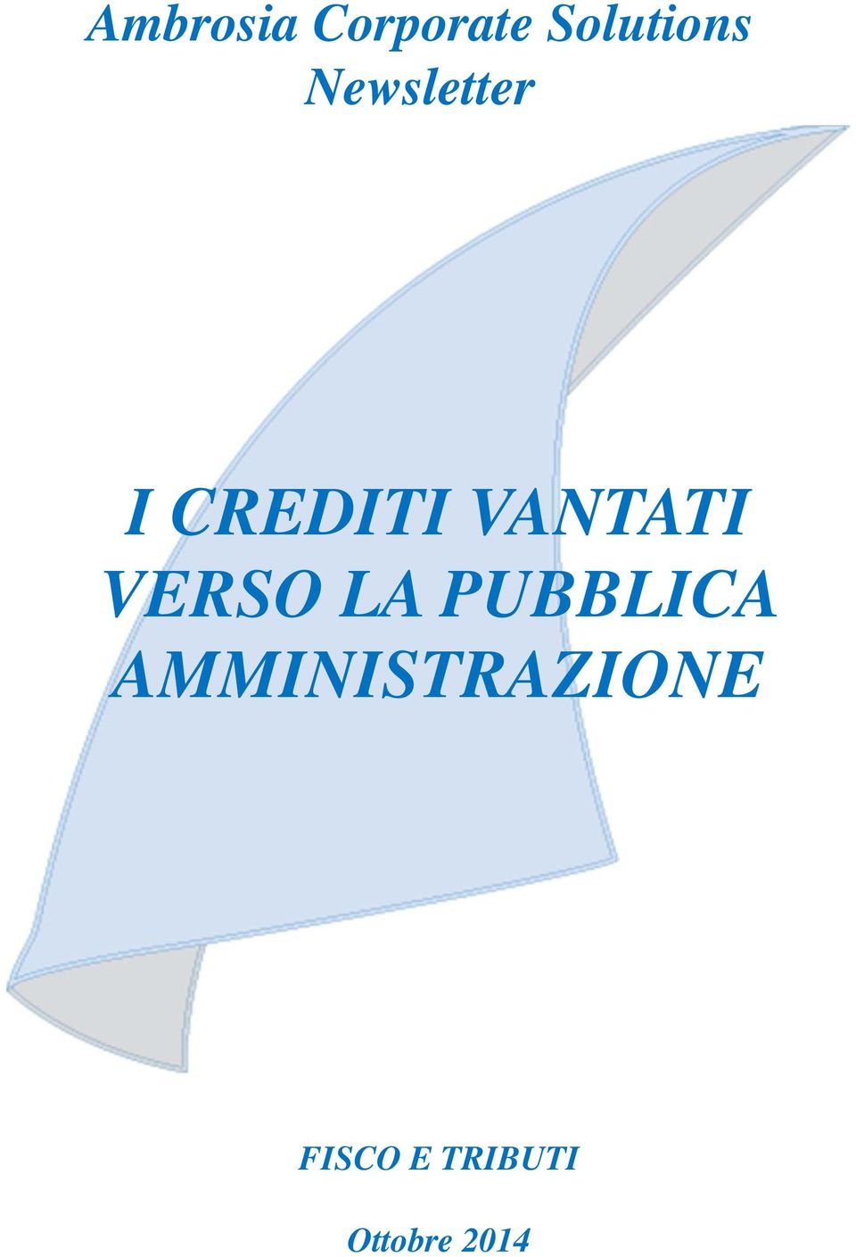 VERSO LA PUBBLICA