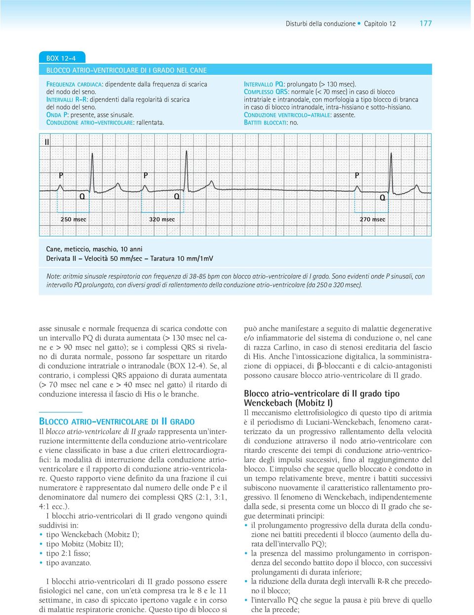 COMLESSO QRS: normale (< 70 msec) in caso di blocco intratriale e intranodale, con morfologia a tipo blocco di branca in caso di blocco intranodale, intra-hissiano e sotto-hissiano.