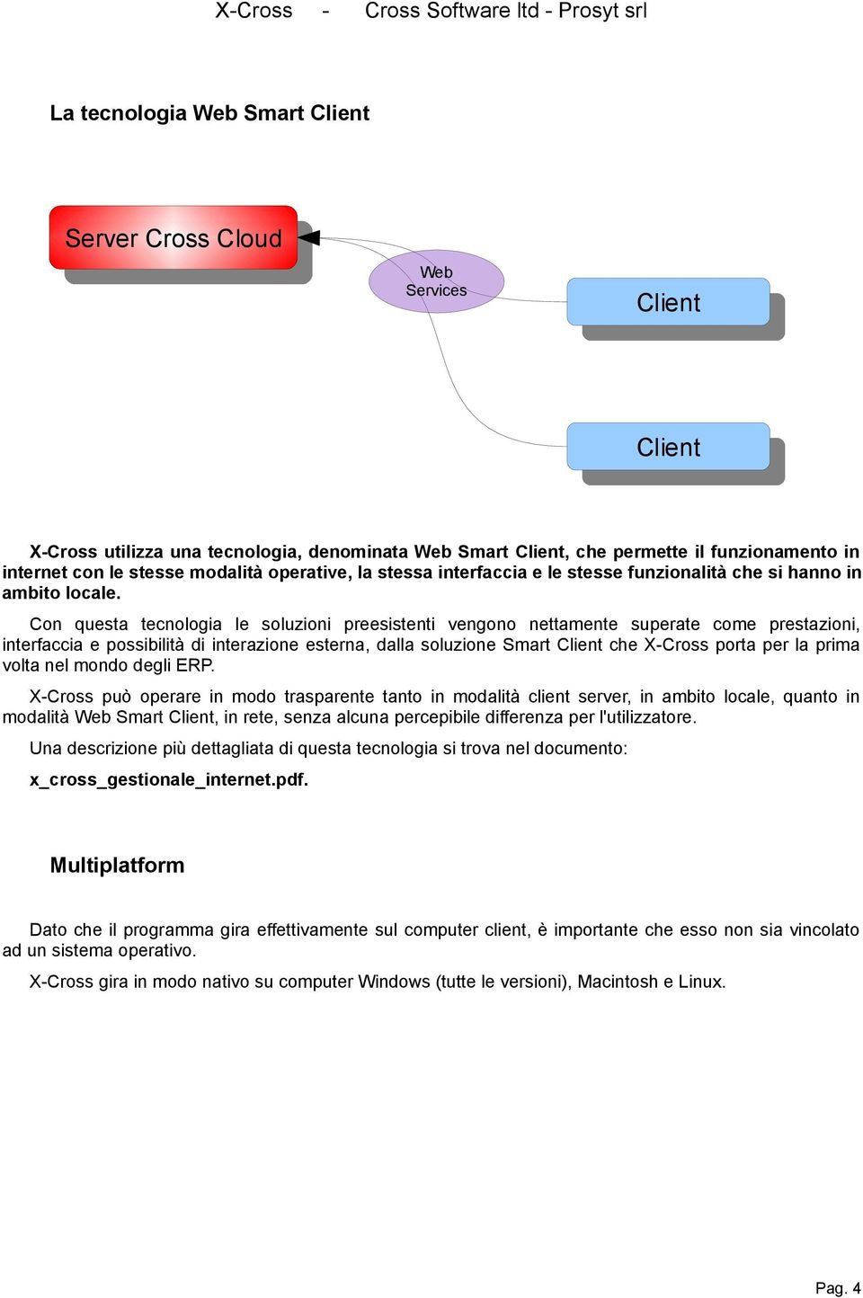 Con questa tecnologia le soluzioni preesistenti vengono nettamente superate come prestazioni, interfaccia e possibilità di interazione esterna, dalla soluzione Smart che XCross porta per la prima