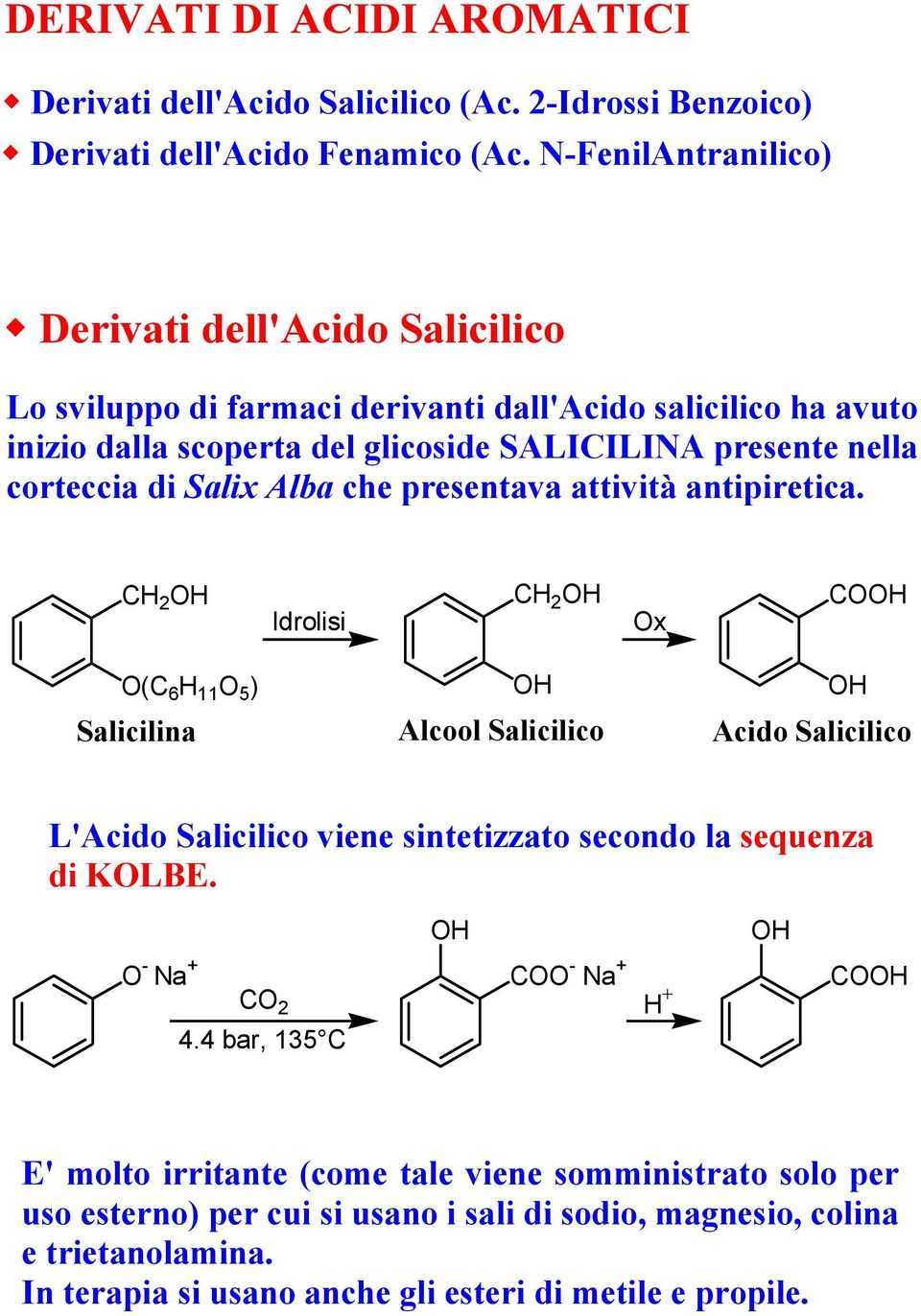 corteccia di Salix Alba che presentava attività antipiretica.