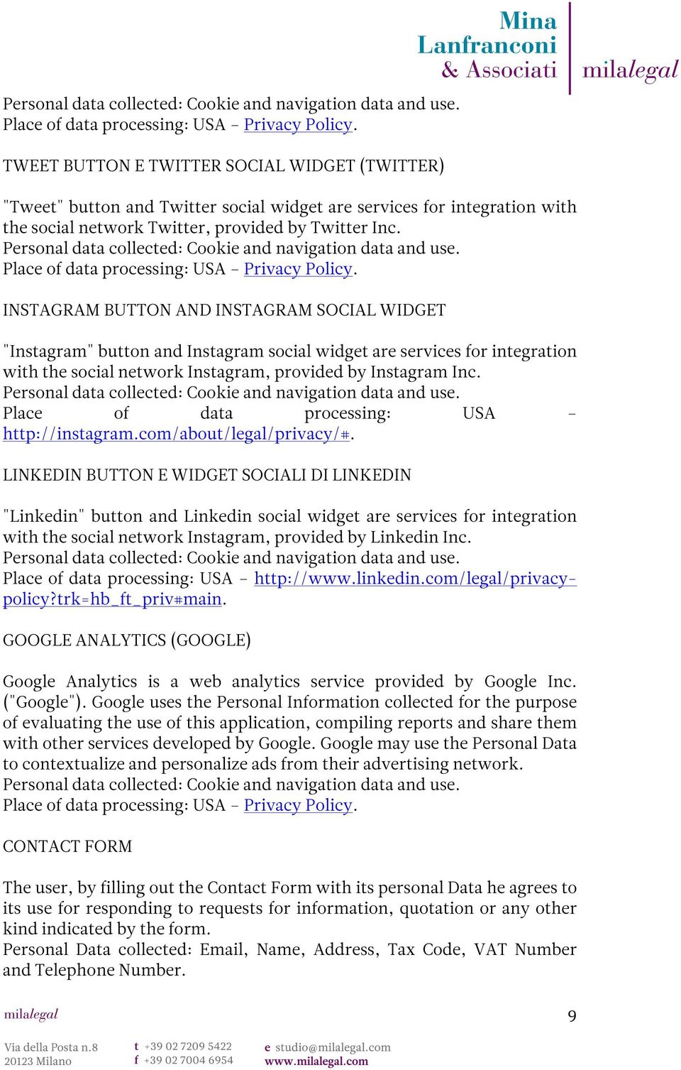 INSTAGRAM BUTTON AND INSTAGRAM SOCIAL WIDGET "Instagram" button and Instagram social widget are services for integration with the social network Instagram, provided by Instagram Inc.