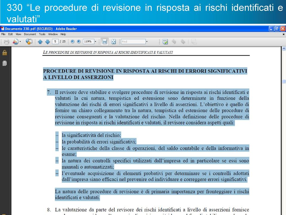 revisione n  rischi identificati e valutati