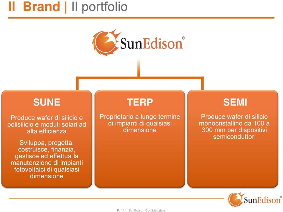 di qualsiasi dimensione TERP Proprietario a lungo termine di impianti di qualsiasi dimensione SEMI