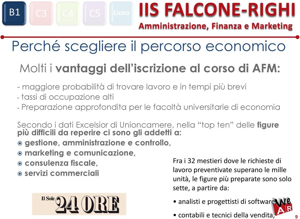 difficili da reperire ci sono gli addetti a: gestione, amministrazione e controllo, marketing e comunicazione, consulenza fiscale, servizi commerciali Fra i 32 mestieri dove le