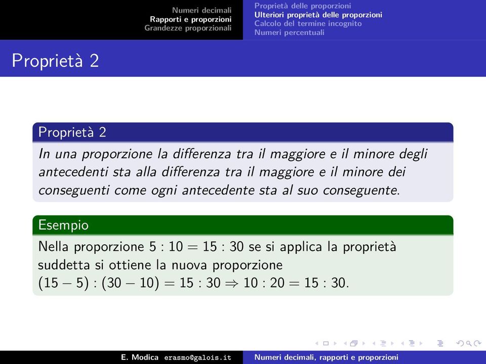 antecedente sta al suo conseguente.