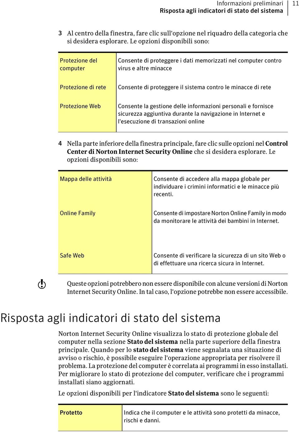 minacce di rete Protezione Web Consente la gestione delle informazioni personali e fornisce sicurezza aggiuntiva durante la navigazione in Internet e l'esecuzione di transazioni online 4 Nella parte