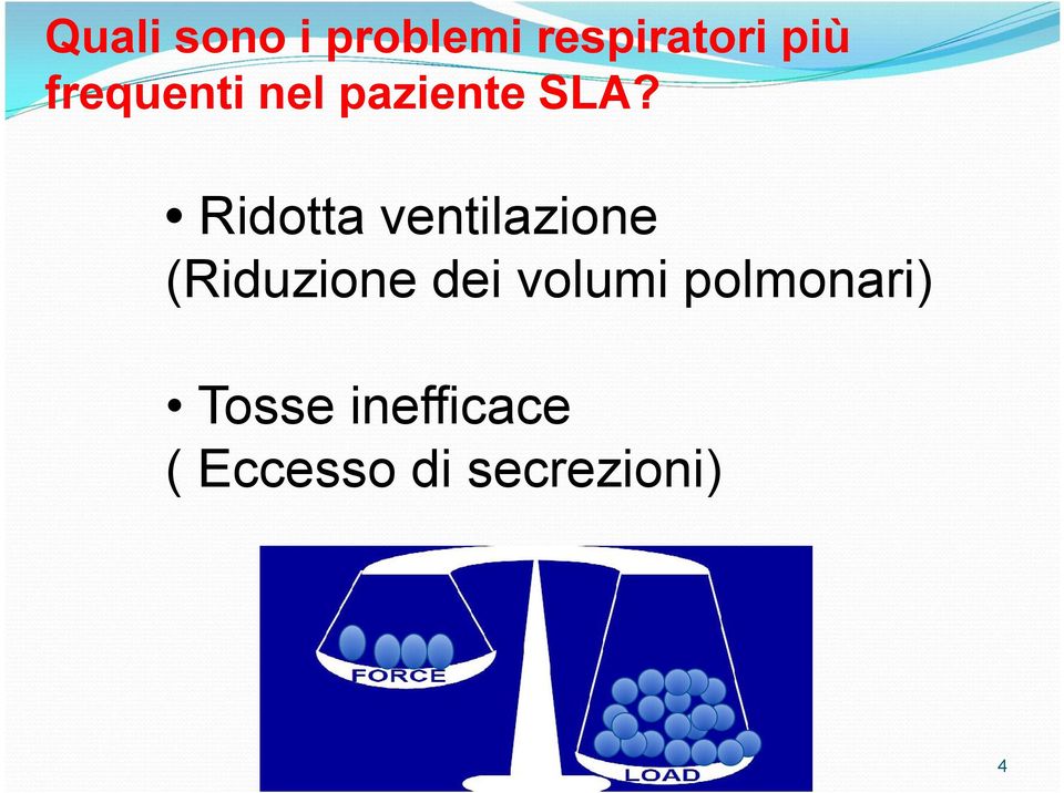 Ridotta ventilazione (Riduzione dei