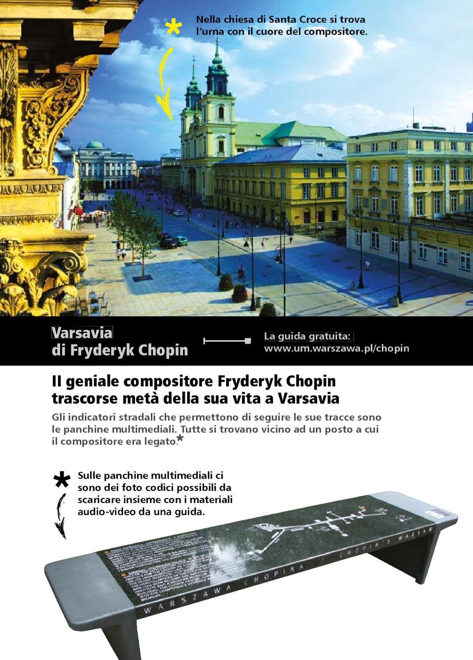 pl/chopin II geniale compositore Fryderyk Chopin trascorse metà della sua vita a Varsavia Gli indicatori stradali che