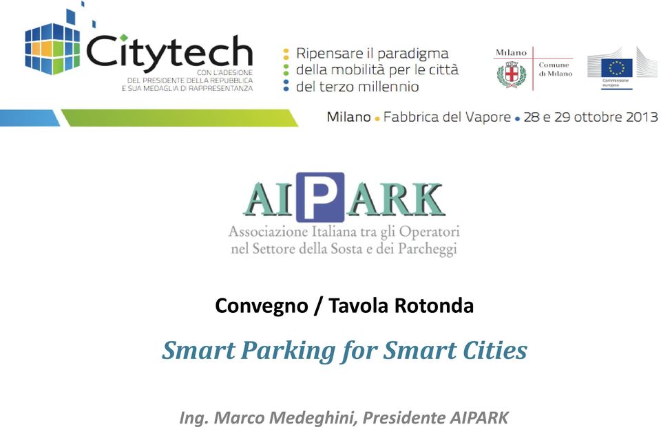 for Smart Cities Ing.