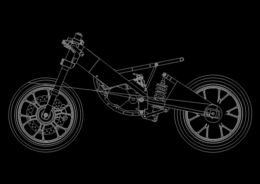 Impostazione del problema Si è scelto di configurare il motociclo in funzione del suo assetto, con particolare riferimento all effetto del tiro catena sul comportamento delle sospensioni e del