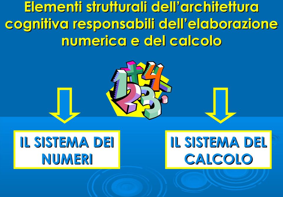 dell elaborazione numerica e del