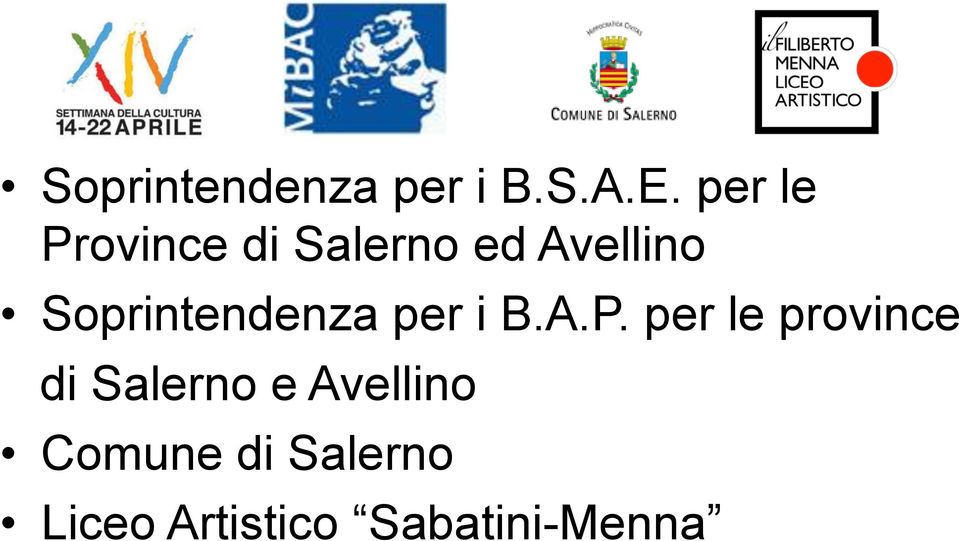 Soprintendenza per i B.A.P.