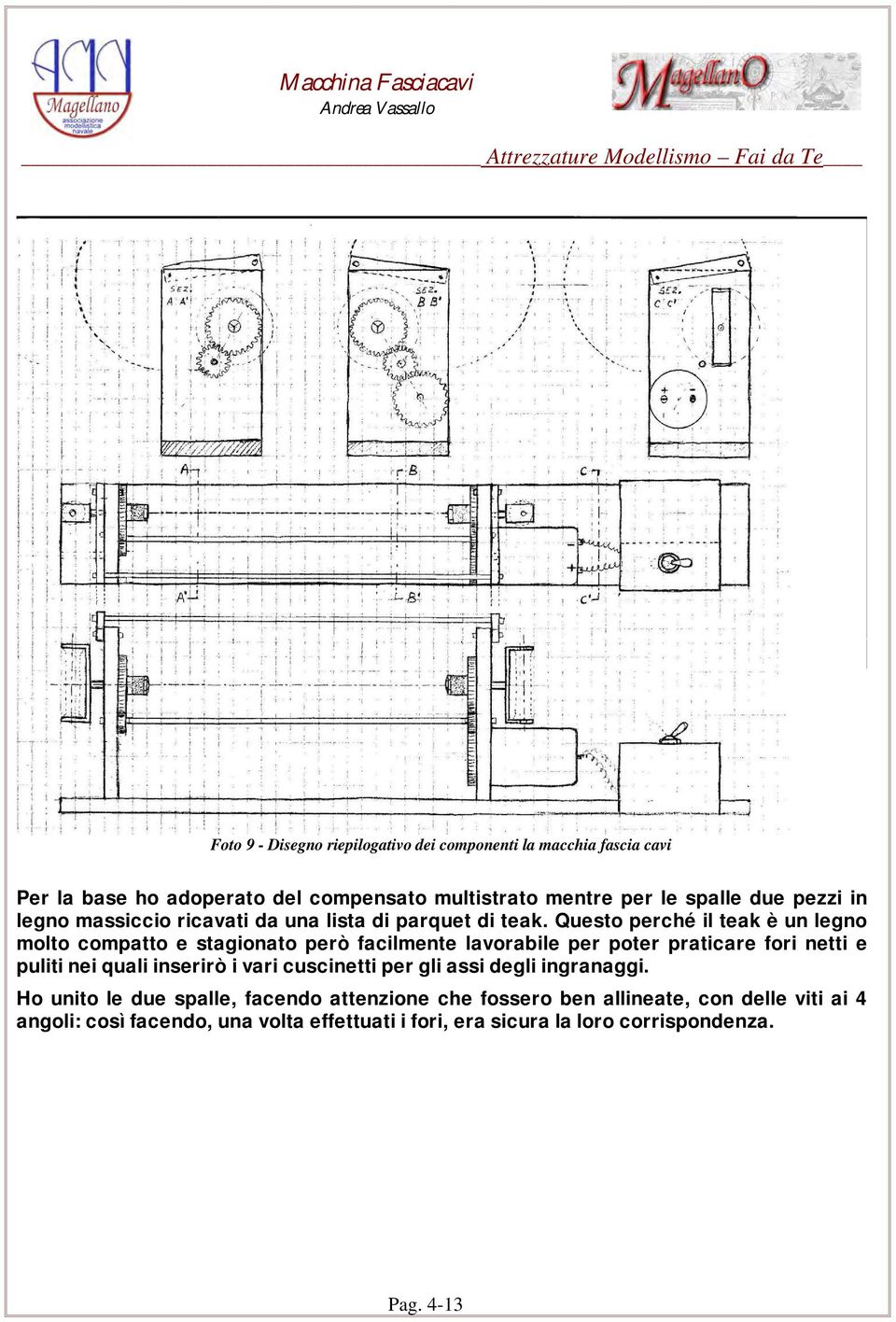 Questo perché il teak è un legno molto compatto e stagionato però facilmente lavorabile per poter praticare fori netti e puliti nei quali inserirò i