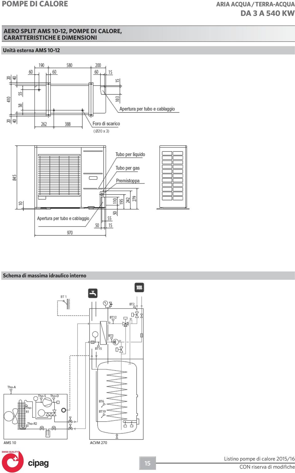 esterna AMS 10-12 Schema